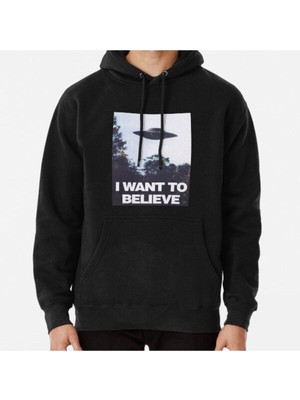 Hvit Stein The X-Files I Want To Believe Baskılı Sweatshirt