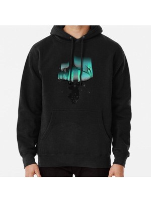Hvit Stein Northern Lights Baskılı Sweatshirt