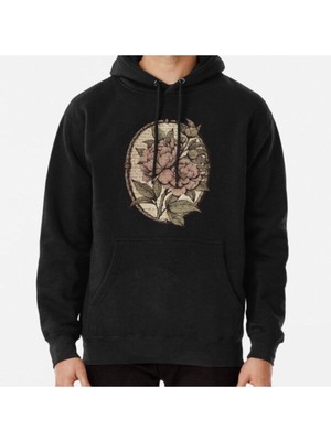 Hvit Stein Botanicals - Peonies Vintage Baskılı Sweatshirt