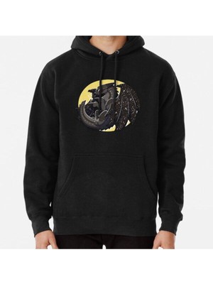 Hvit Stein Deathbringer Baskılı Sweatshirt