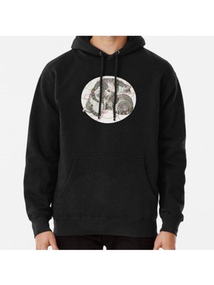 Hvit Stein Cats /rose And Gold Baskılı Sweatshirt