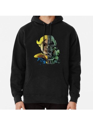 Hvit Stein Face Off Baskılı Sweatshirt