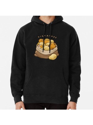 Hvit Stein Pigtatoes Baskılı Sweatshirt