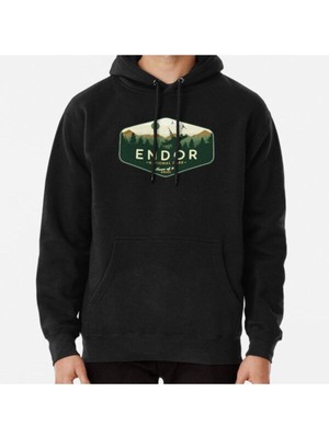Hvit Stein Endor National Park: Home Of The Ewoks Baskılı Sweatshirt