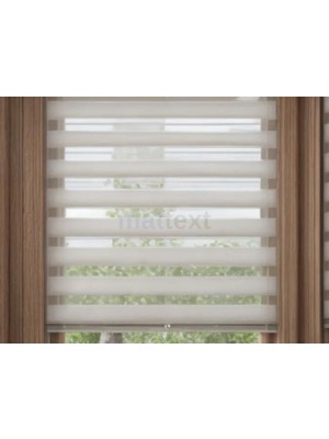 Beyaz Bambu  Zebra Perde