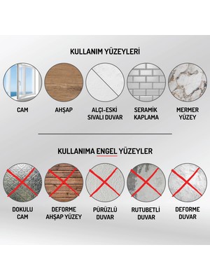 Akıllı Kağıt Statik Tutunma Özellikli Tablo - Poster Hayvan (Model- 5) 20   cm    x   30  cm  13