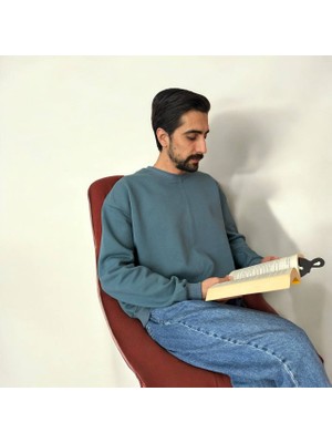 Bisiklet Yaka Oversize Sweat