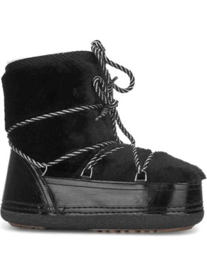 Green Norths Kadın Kar Botu Günlük Rahat Kürklü Bağcıklı Kalın Taban Bot