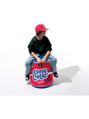 Omy Giant Inflatable Cushion / Dev Şişme Minder - Cola