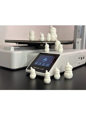 20 Adet Yılbaşı Temalı Mini Kardan Adam Figürü