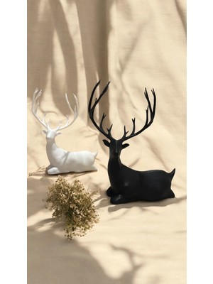 2 Parça Yılbaşı Temalı Ren Geyiği (16 Cm)
