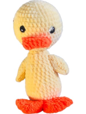 Sevimli Amigurami El Yapımı Sarı Ördek - Handmade - Crochet Duck