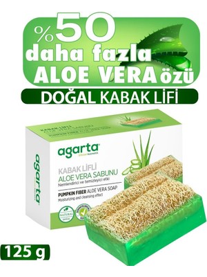 Agarta Kabak Lifli Aloe Vera Sabunu 125 gr