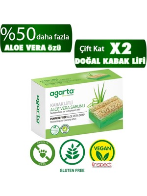 Agarta Kabak Lifli Aloe Vera Sabunu 125 gr