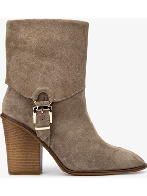 Valmenti Kadın Topuklu Bot 1075 00272-22 Bn Bot SK24-25 Kum Yrm Suet