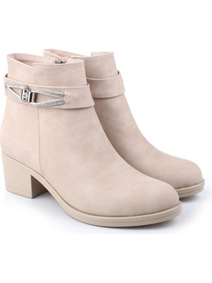 Papuç Sepeti  5 cm Topuklu Kaymaz Kauçuk Taban Günlük Kadın Bot