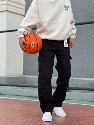 Wamoss 2025 Relaxed Yüksek Bel Kargo Pantolon