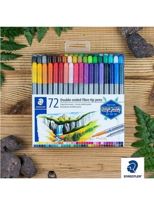 Staedtler Twin-Tip Çift Taraflı Keçeli Kalem Seti 72'li 3200