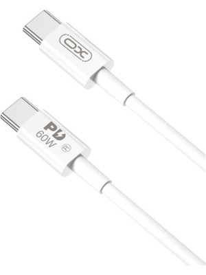 Xo 60W Fast Quick 2 Metre Android Laptop Apple iPhone Uyumlu Type-C Usb-C Data Şarj Veri Kablosu NB-Q190B