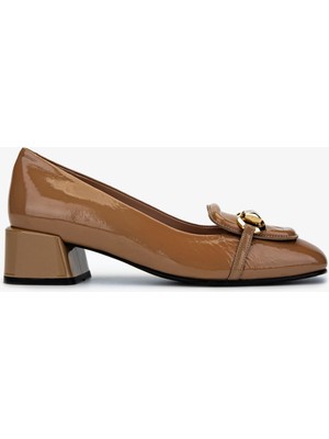 Valmenti Kadın Bej Topuklu Ayakkabı 33 7711 Bn Ayk SK24-25 Nude Rgn