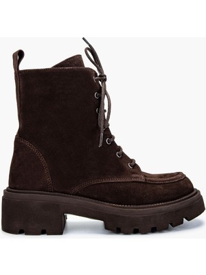 Valmenti Kadın Kahverengi Süet Casual Bot 1078 25040 Bn Bot SK24-25 Kahve Suet