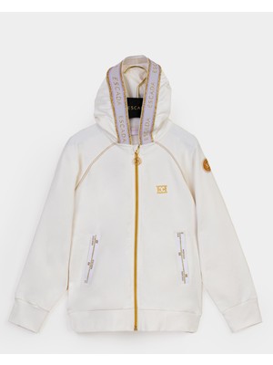 Escada Kapüşonlu Cep Detaylı Fermuarlı Çocuk Sweatshirt