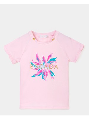 Escada  Önü Baskılı Kısa Kol Çocuk T-Shirt