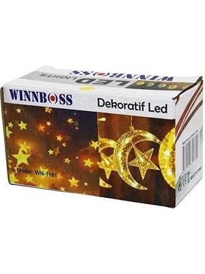 Winboss Wınnboss Dekor LED Ay Yıldız Gün Işığı