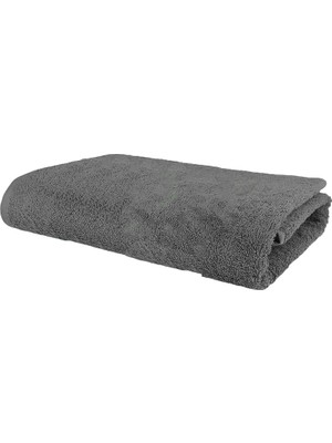 Yuens 1 Adet 50 x 90  cm . Gri Mikrofiber Fitness, Spor Salonları ve Berber , Kuaför Salonları Için Havlu Toptan