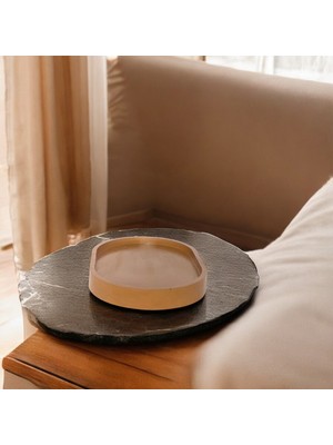 Julzen Home Design Oval Beton Tabak