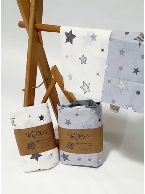 Tiny Plans Tek Kişilik 2'li Lastikli Çarşaf-Yastık Kılıfı Takımı