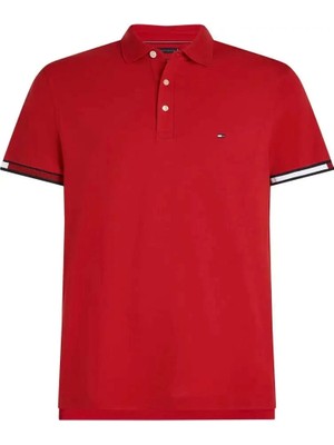 Tommy Hilfiger Erkek Kırmızı Polo Yaka T-Shirt