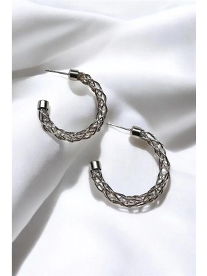 Boru Kristalli Halka Küpe