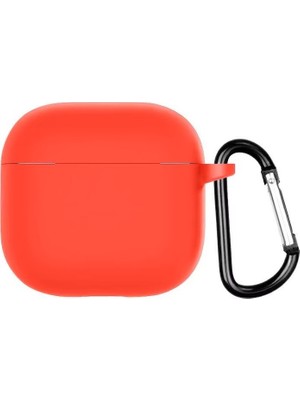 Dmay Airpods 4. Nesil Uyumlu Mat Silikon Koruyucu Kılıf+Kanca