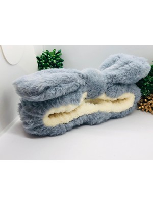 İnderin Peluş Bandana Fiyonklu Oynayabilen Içi Telli Fiyonk- Ithal - Çok Yumuşak