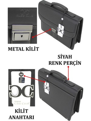 Case Club  Evrak Laptop Çantası 15,6 Inç Omuz Askılı Taban Korumalı Su Geçirmez Dış Yüzey