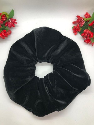 İnderin Kadife Lastik Toka Büyük Boy - Esnek - Rahat