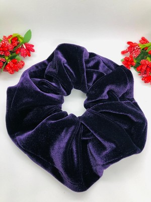 İnderin Kadife Lastik Toka Büyük Boy - Esnek - Rahat