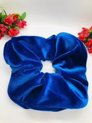 İnderin Kadife Lastik Toka Büyük Boy - Esnek - Rahat