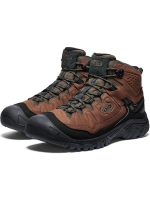 Keen 1028988 Targhee Iv Mid Wp M Bison/black Erkek Outdoor Bot