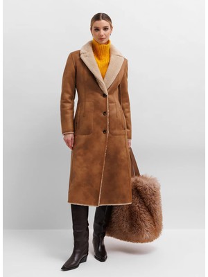 Urbancode Deve Tüyü Kadın Kaban BJ19701- Camel