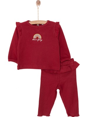 Hellobaby Basic Kız Kaşkorse Bluz-Tayt Takım Kız Bebek