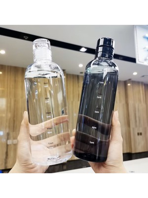 Ye Duo Transparent Su Şişesi, Büyük Kapasitesi, Sızdırma Kanıtı ve Yürütmek Için Kanıt Plastik Içki Bardağını Düşür 700ML (Yurt Dışından)