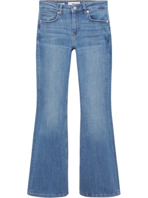 Mango Orta Bel Mid-Rise Kloş Jean