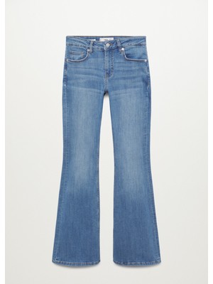 Mango Orta Bel Mid-Rise Kloş Jean