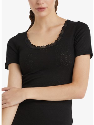 BLACKSPADE 1267 BAYAN KISA KOL LEVEL1 SİYAH THERMAL