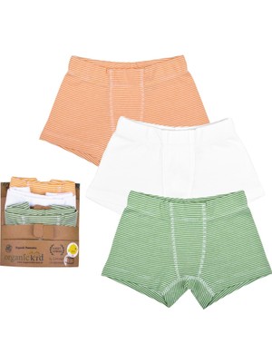 Organickid Jungle Cotton Erkek Çocuk Iç Çamaşır Boxer Set 3lü