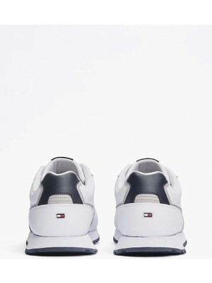 Tommy Hilfiger Erkek Beyaz Essential Leather Sneaker