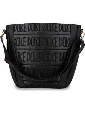 Dolce Kadın Vegan Siyah Omuz Çanta 1025 248078-3 Bn Canta Y24 Black Nks