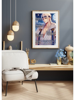 Ti-Play Zaka Anime Series Jax AS262 35X50 Çerçevesiz Karton Poster Uv Baskı